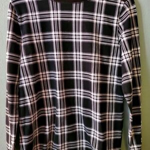 Dark Brown Plaid Shirt